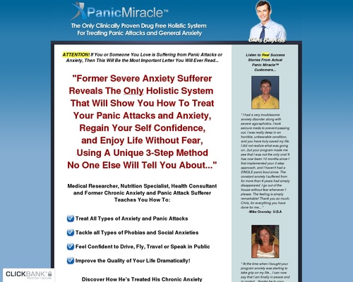 Panic Miracle™ – OFFICIAL WEBSITE – Stop Panic Attacks and Anxiety Holistically Panic Miracle™ – OFFICIAL WEBSITE – Stop Panic Attacks and Anxiety Holistically