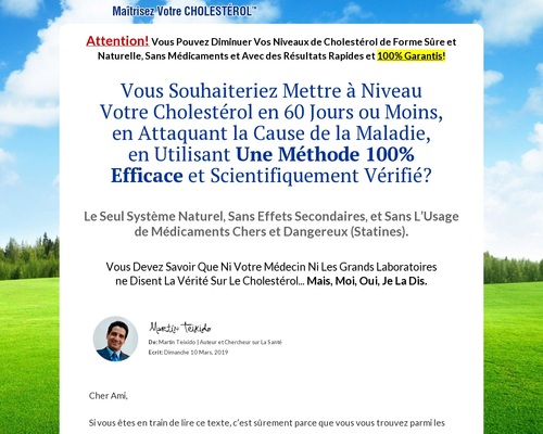 French – Cholesterol´s Natural treatment French – Cholesterol´s Natural treatment